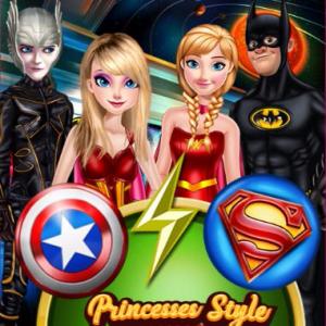 Princesses Style Marvel Or Dc
