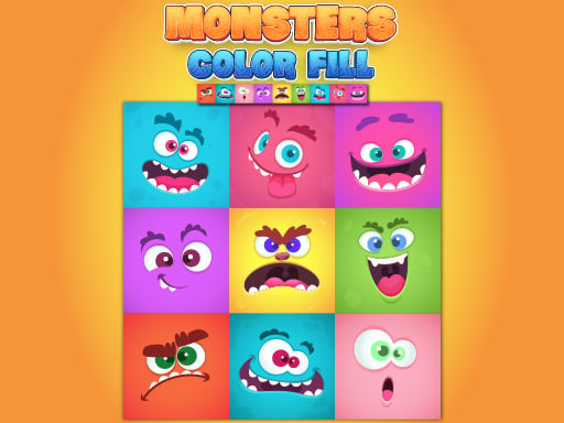 Monsters Color Fill