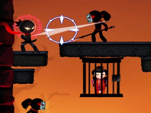 Ninja Stickman Warrior HTML5